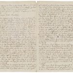 Page from a letter written in French and German.