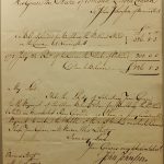 Letter from the project oversee-er asking payment from the Duke of Portland