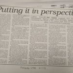 “Putting it in Perspective” article by MEP Ken Coates, 1992
