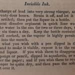 Method for making invisible ink