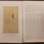Engraving of the head and shoulders of Edward Jenner looking to the left, and a page of printed text about the short-lived Royal Jennerian Society