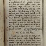 Recipe for India Curry with Rice from New Ladies Magazine, 1786