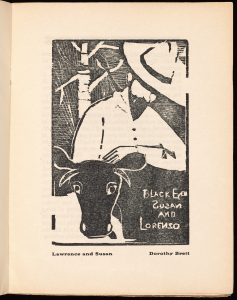 "Susan, the cow" by D.H. Lawrence in 'Laughing Horse, no.15'; 1928 (Ref: PR6023.A9.Z4.L28)
