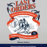 Poster promoting the Last Orders exhibition