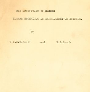 Typescript title page of 'The Principles'