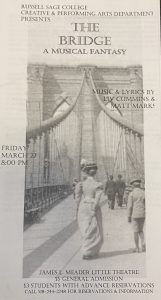 Promotional pamphlet for the production of ‘The Bridge’