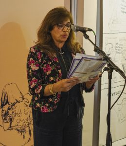 Vandna Gohil speaking at the launch