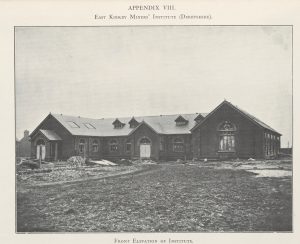 Black and white photograph of Institute building