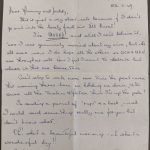 Handwritten letter in blue ink on plain white paper.