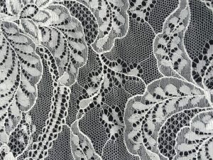 Nottingham fine bridal lace, kindly donated by Elizabeth Cooke from Quintessential English Lace.