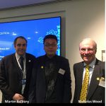 Xianle Chen with Martin Astbury and Nicholas Wood