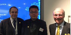 Xianle Chen with Martin Astbury and Nicholas Wood