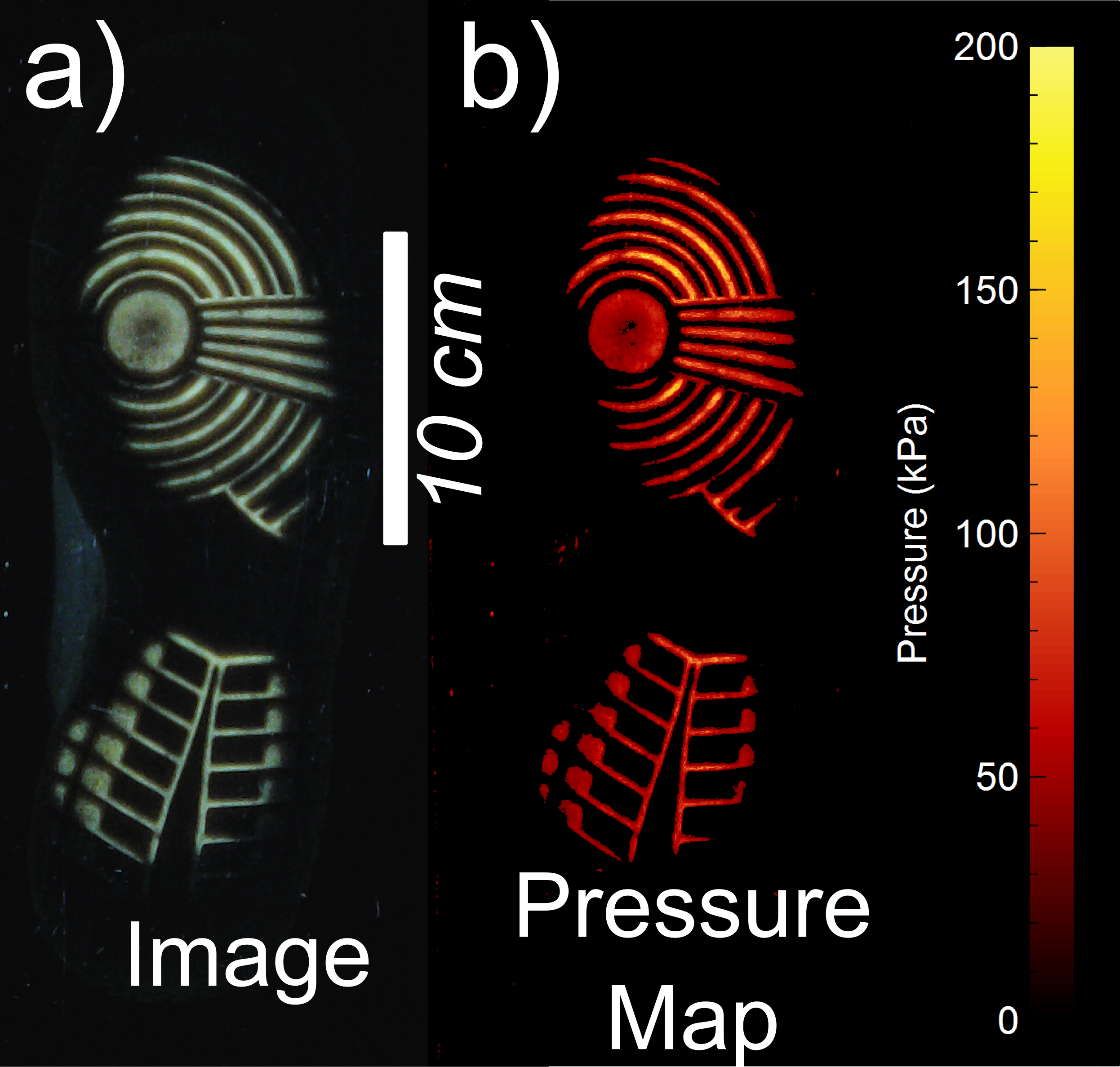 Digital ‘fingerprints’ of shoe patterns.