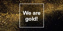 We are gold!