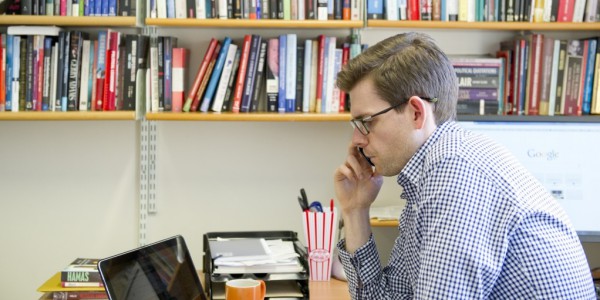 Dr Matthew Goodwin Associate Professor of Politics and International Relations Taking a Phone Call