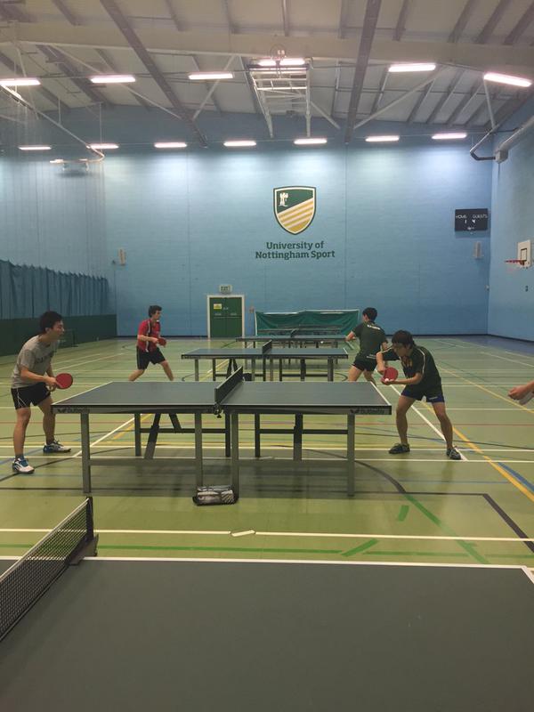 Men's Table Tennis in action at Jubilee Sports Centre