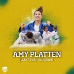 A graphic of Amy Platten competing