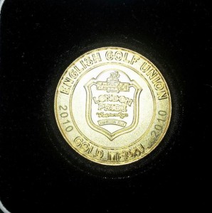 English Golf Union 2010 Gold Medal