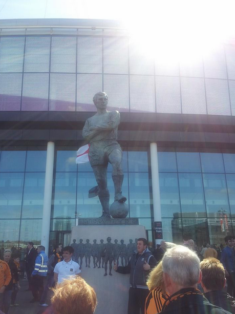 Sir Bobby Moore looking fresh in the sunlight