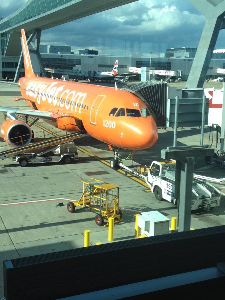 My very orange plane! 