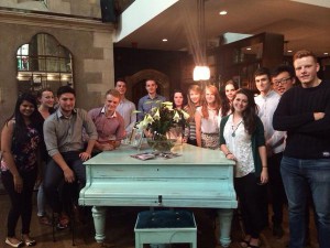 Last year's internship event at Pitcher and Piano!