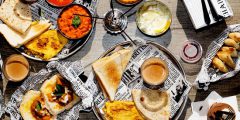 Best Restaraunt deals - an image of a spread of food and drinks