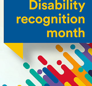 The Disability Recognition month logo