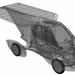 Diagram of inside of the solar car