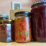 Vegetables in jars