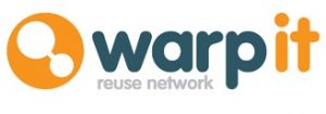 warp-it logo. warpit - reuse network. 
