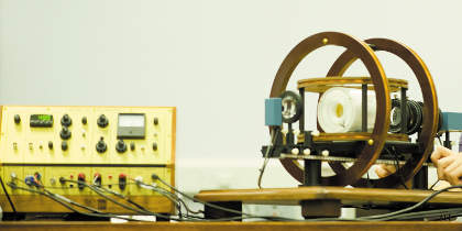 Physics equipment ready for use
