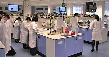 Effective demonstration of bench practical skills to large laboratory ...