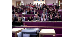 Gaining class attention in a lecture theatre