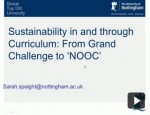 Sustainability in and through curriculum