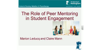 The role of peer mentoring in student engagement