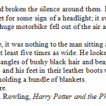 Rowling excerpt
