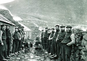 Photograph of the St Kilda 'Parliament' in 1886.