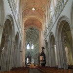 Inside the cathedral in Quimper