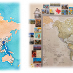 World Maps showing locations of Applied English students